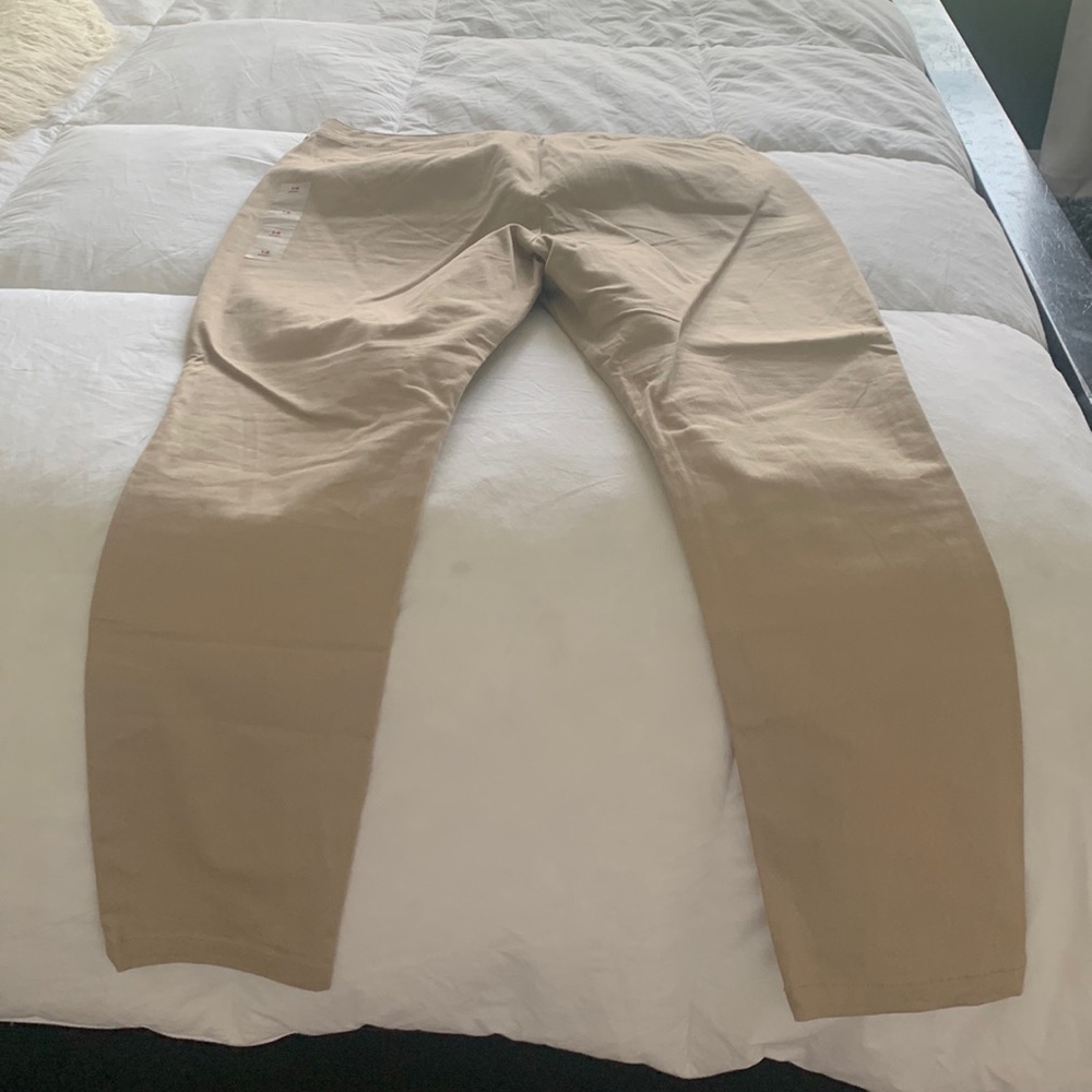 Women Size 14 Short Skinny Stretch Khaki Pants
